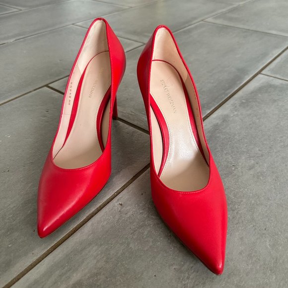 Stuart Weitzman Shoes - COPY - Stuart Weitzman red pumps US 8